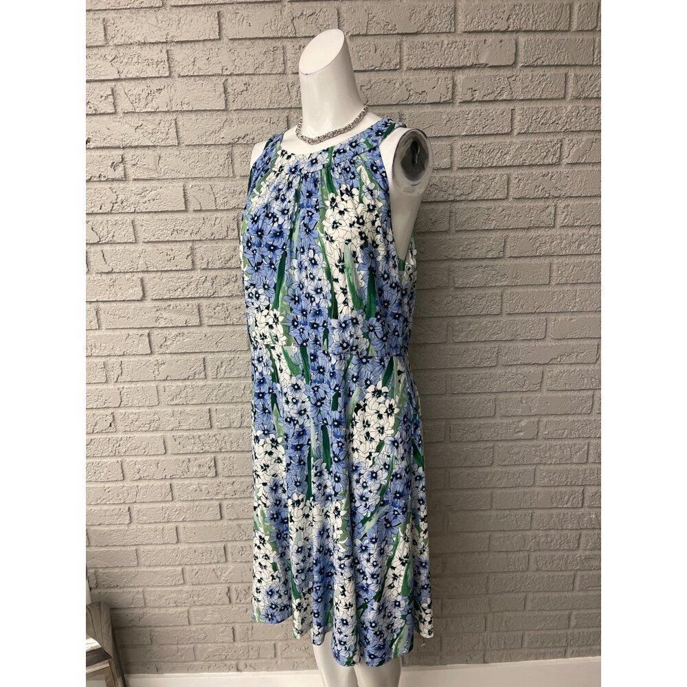 Tommy Hilfiger Women Sleeveless Floral Fit and Flare Dress Size 14 - Picture 2 of 8